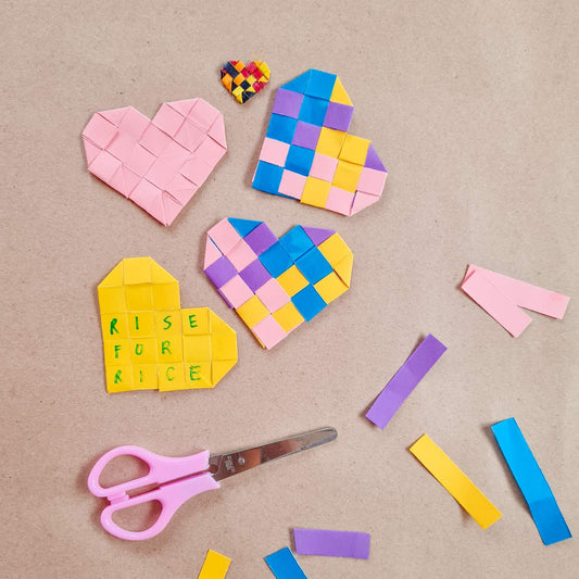 How to Weave: Pusong Banig / Banig Paper Heart