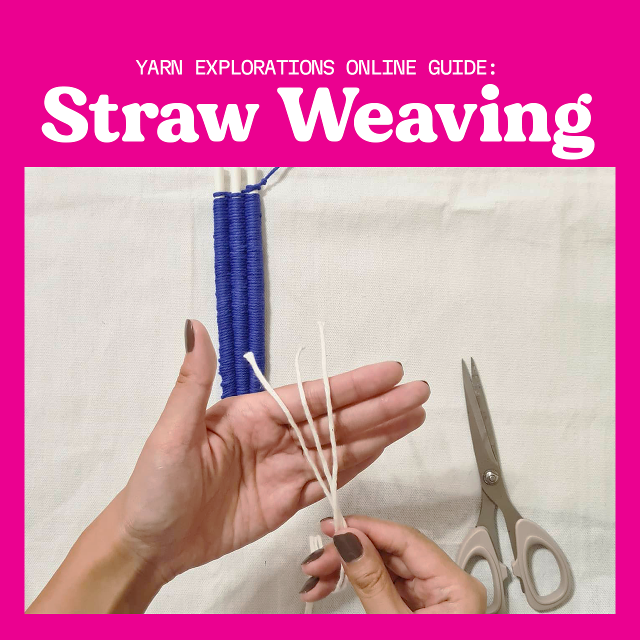 Yarn Explorations: Straw Weaving