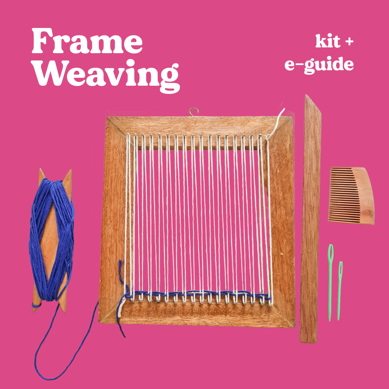 Frame Loom Weaving Kit – Dot Dot Dot
