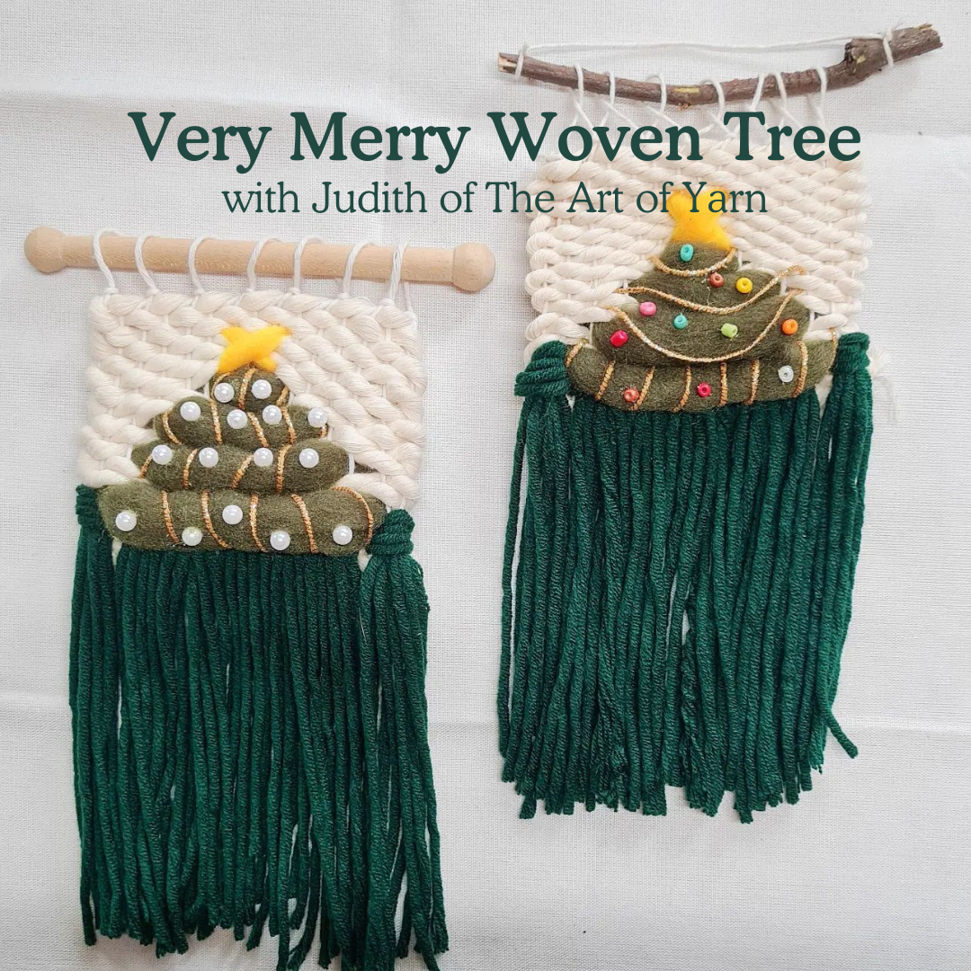 [Dec 20, 2pm] Very Merry Woven Tree