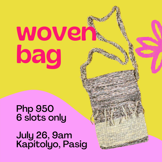 [July 26, 9am] Little Weavers: Woven Bag