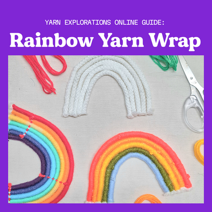 Yarn Explorations: Rainbow Yarn Wrap