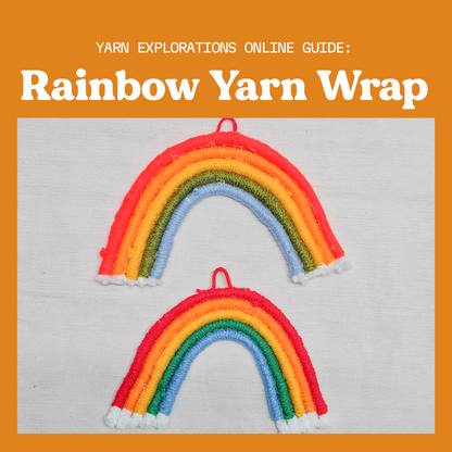 Yarn Explorations: Rainbow Yarn Wrap