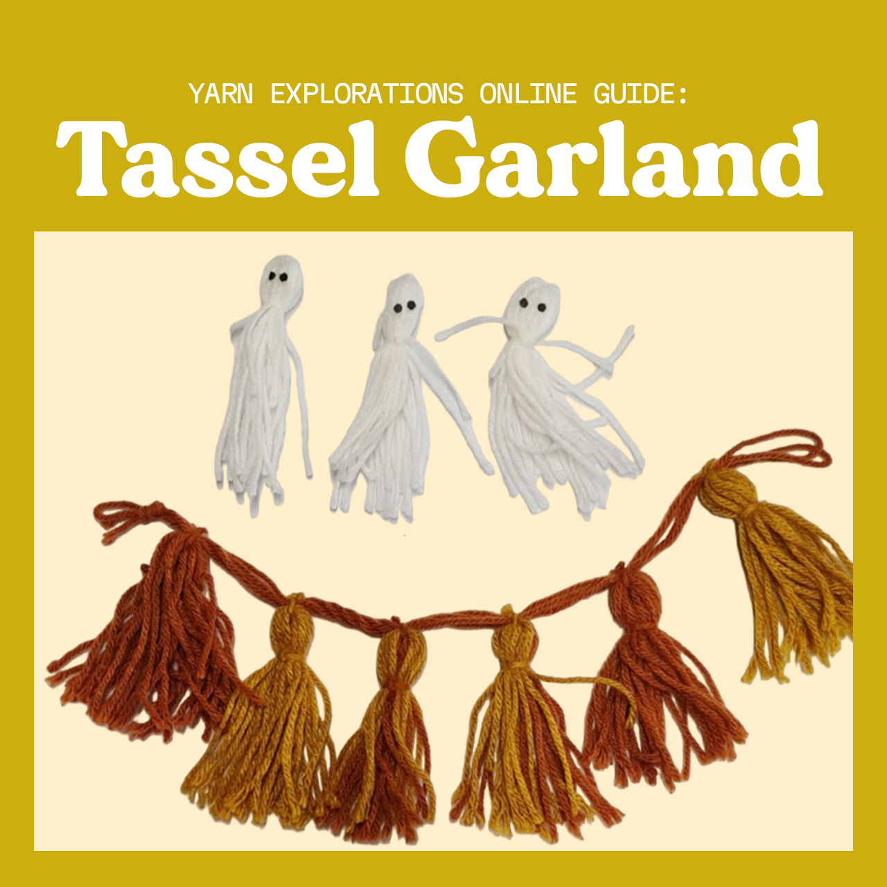 Yarn Explorations: Tassel Garland