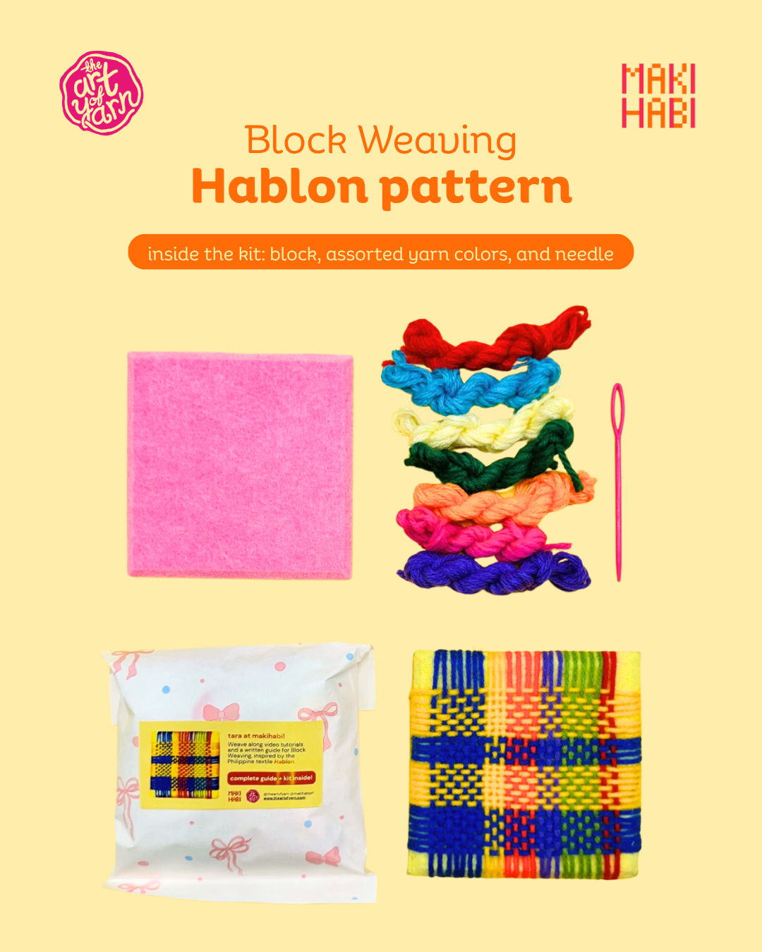 Patterns from Philippine Textiles with Block Weaving kits
