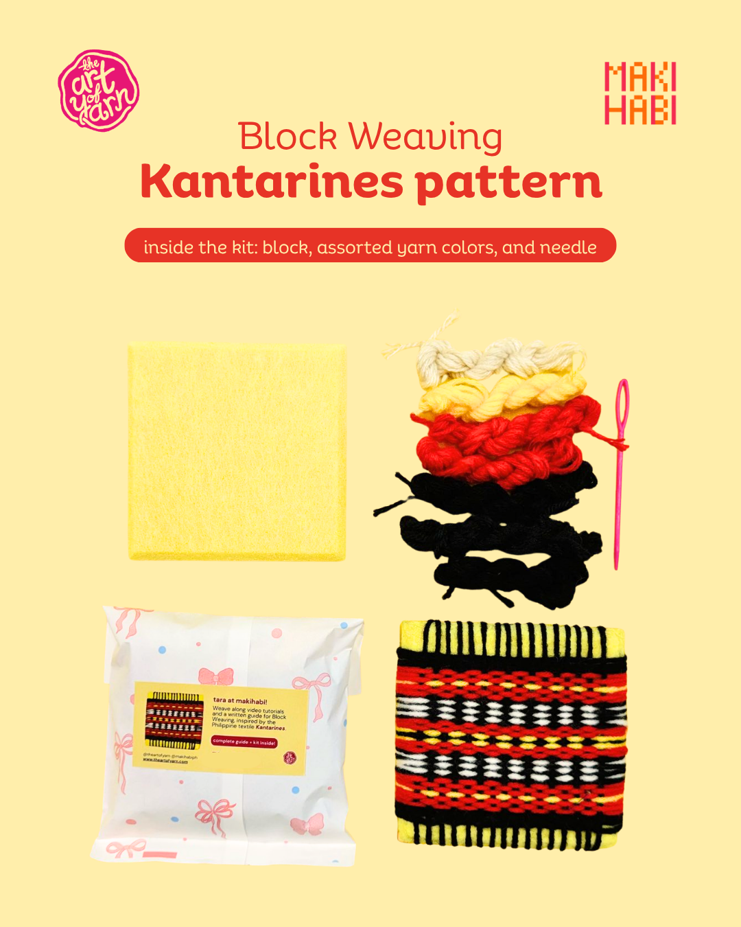 Patterns from Philippine Textiles with Block Weaving kits