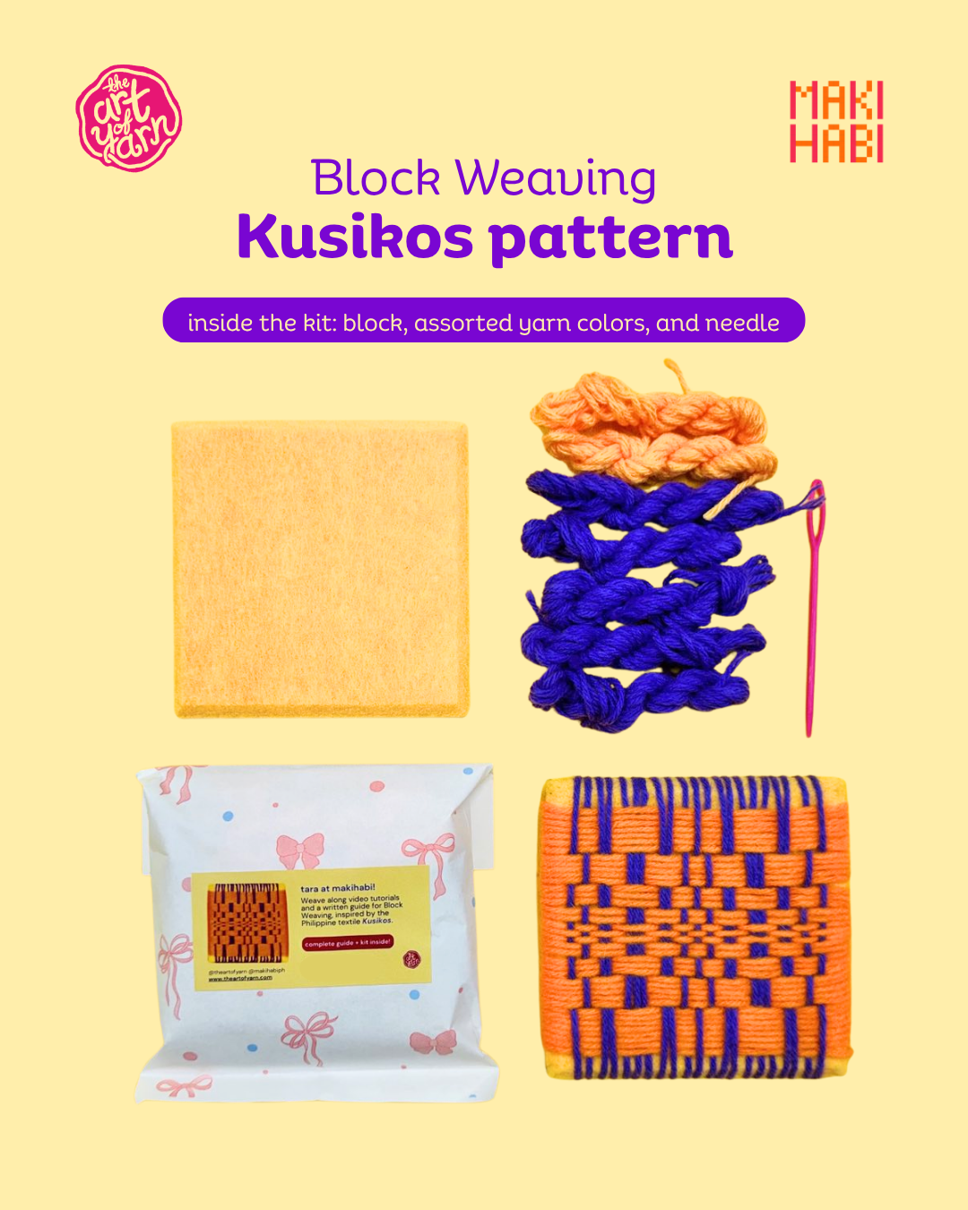 Patterns from Philippine Textiles with Block Weaving kits