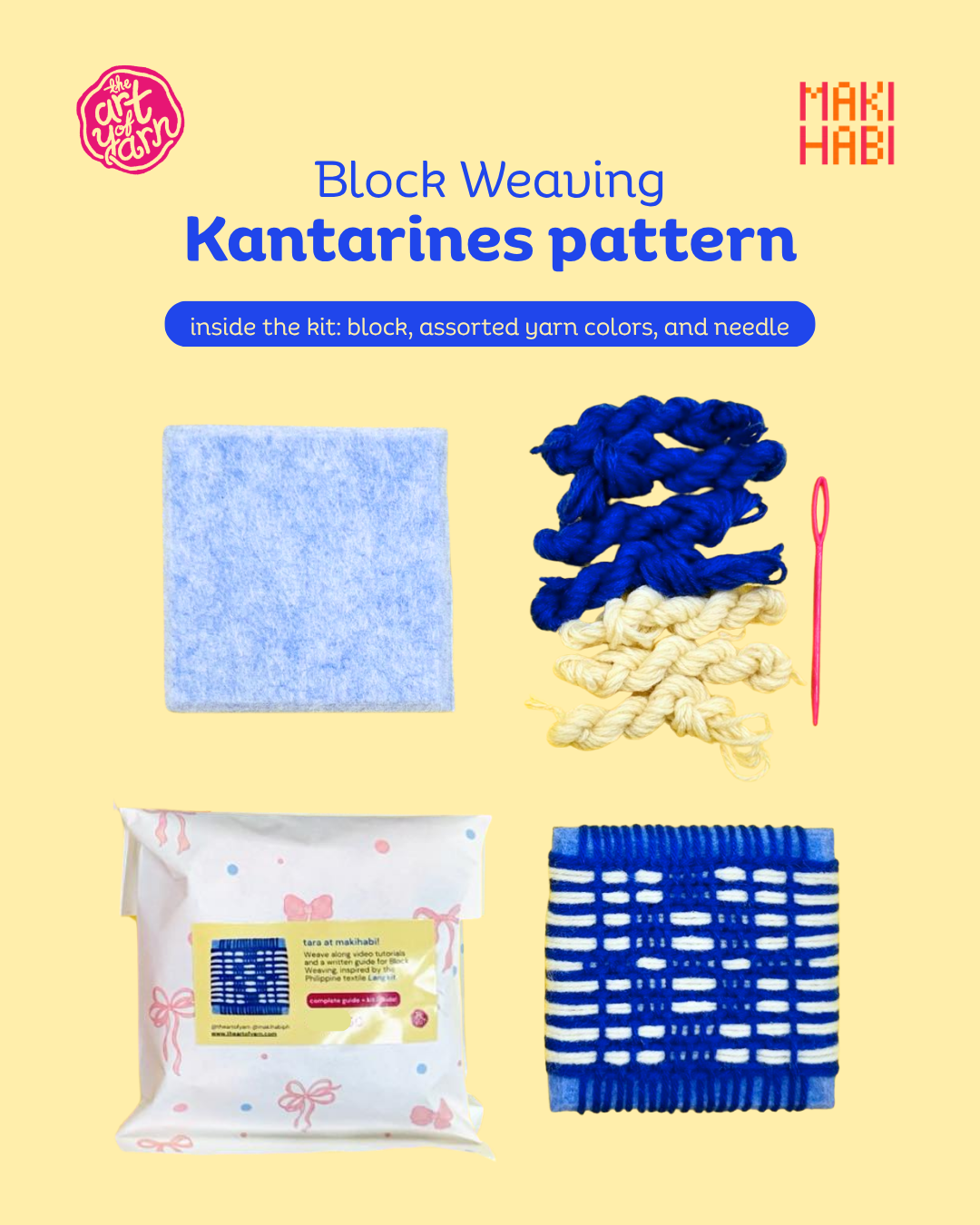 Patterns from Philippine Textiles with Block Weaving kits