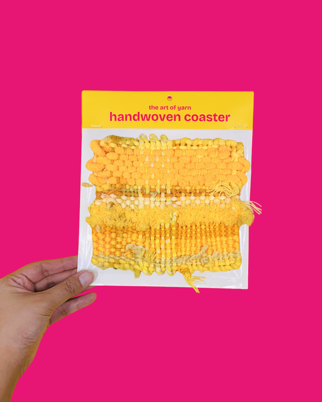 Handwoven Coaster Collection for July