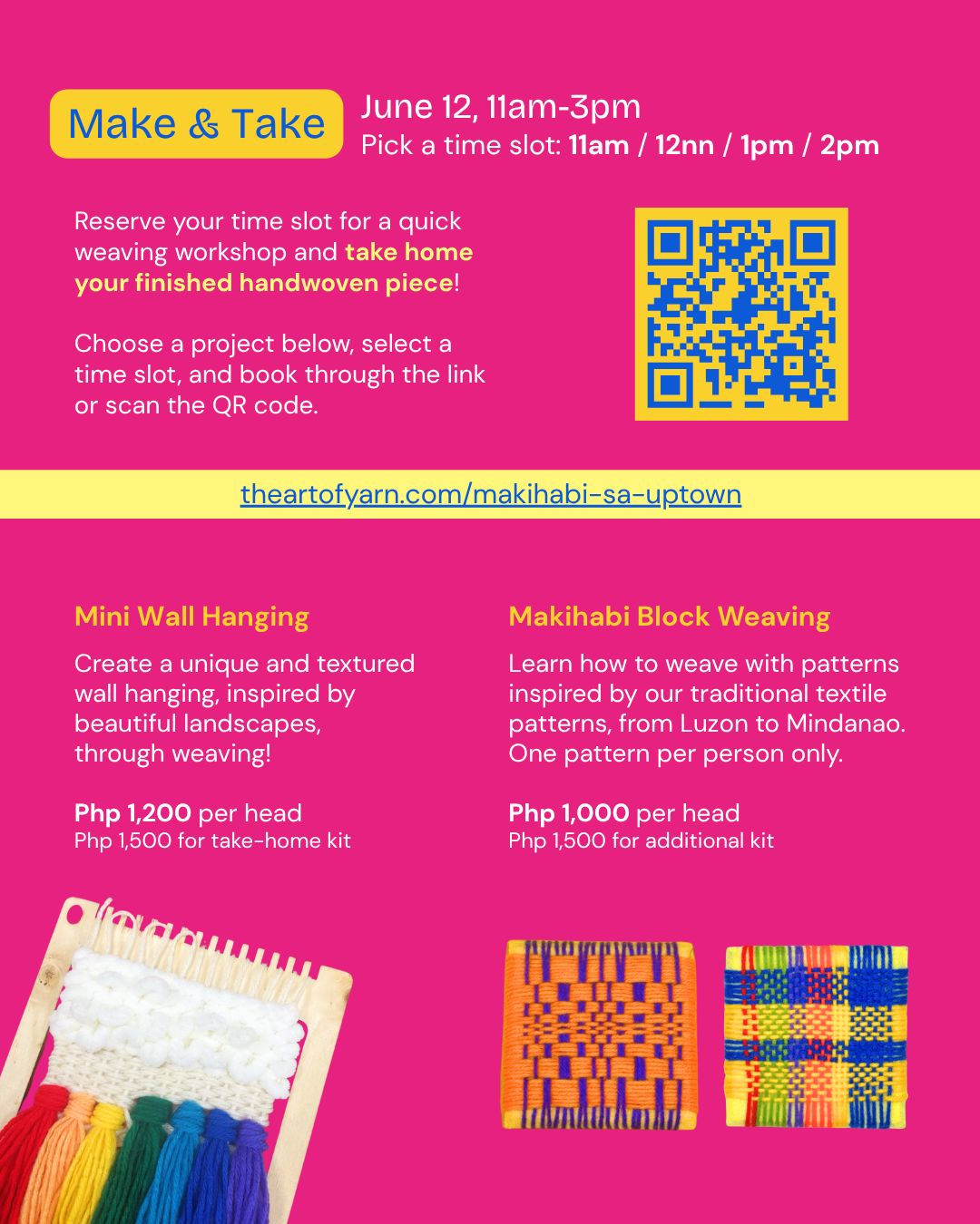 makihabi sa Uptown BGC: Make & Take